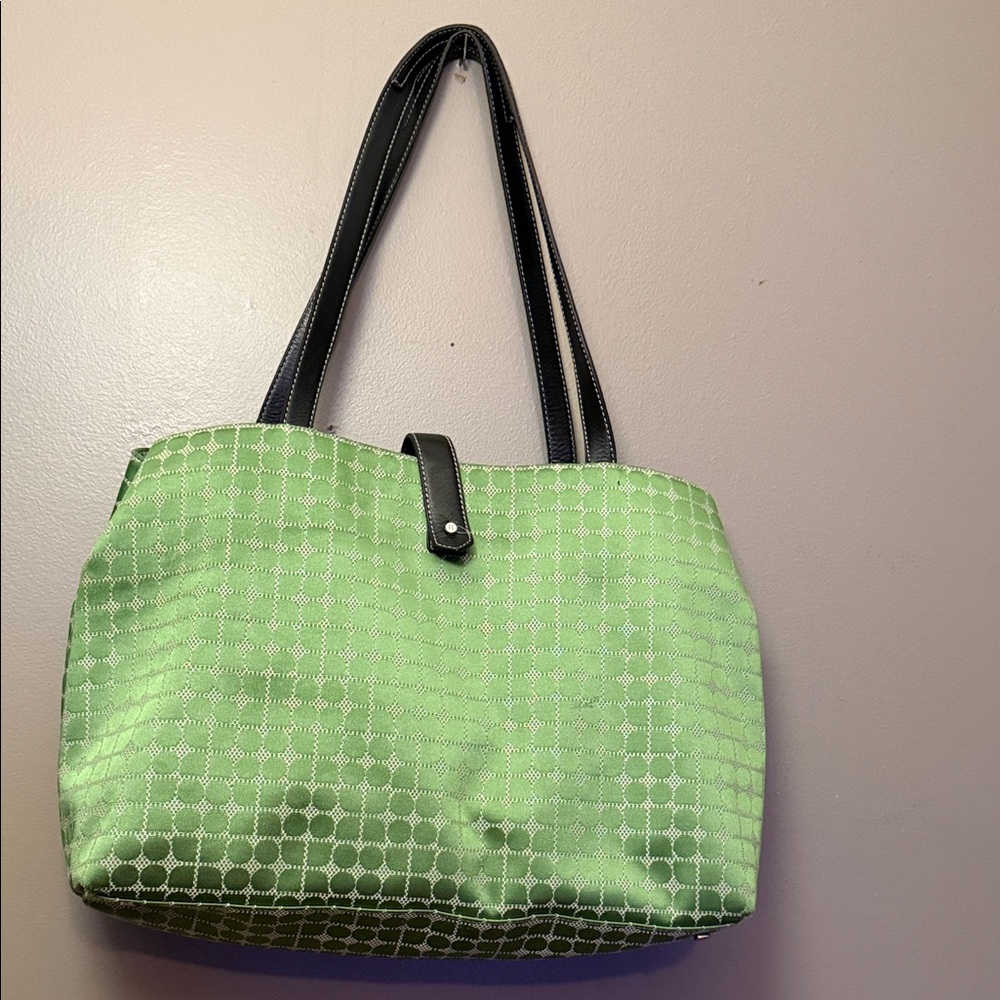 Kate Spade Green and Black Tote Bag